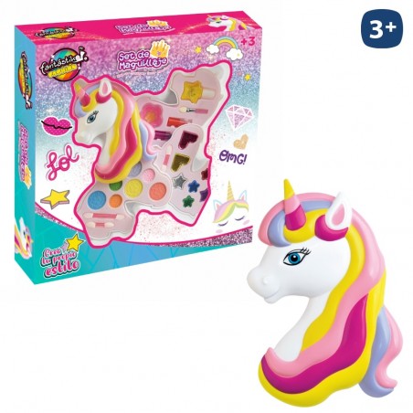 Set De Maquillaje Unicornio 30 X 6,50 X 28 Cm