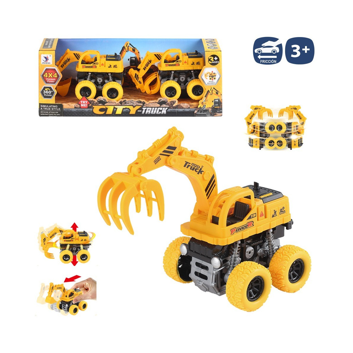 S 2 tractor megafricción 15 x 9 x 10 50 cm