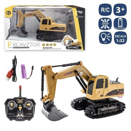 R C C+b 7 F Escavadora Mueve Pala 26 X 9,50 X 16 Cm