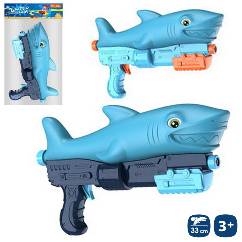 Pistola De Agua Con Cebador 2 C 33 X 8 X 19 Cm Pistola De Agua Con Cebador 2 C 33 X 8 X 19 Cm