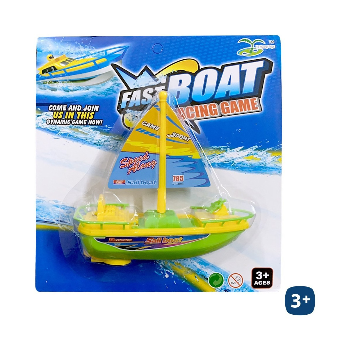 Barco velero eléctrico 17 cm