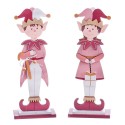 Figuras elfos madera surtidas