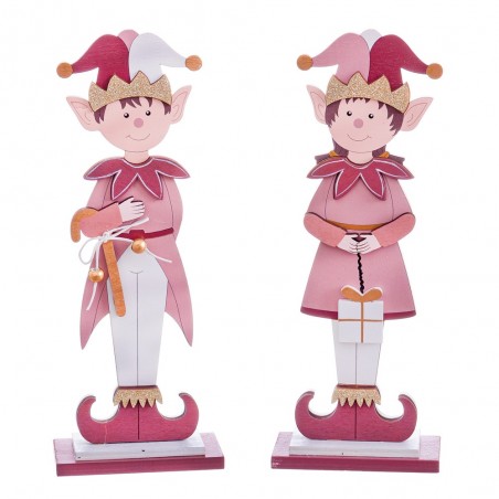 Figuras Elfos Madera surtidas