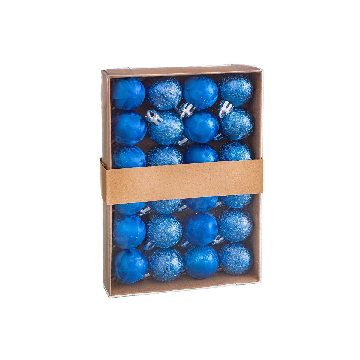 S 24 bolas aguas plástico azul 3 x 3 x 3 cm
