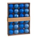 S 24 bolas aguas plástico azul 4 x 4 x 4 cm