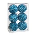 S 6 bolas polyfoam turquesa 6 x 6 x 6 cm