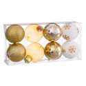 S 8 Bolas Decorada Foam Oro 8 X 8 X 8 Cm