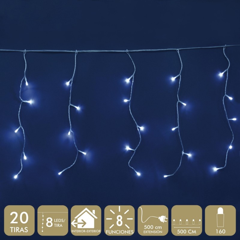 Cortina 160 Led Blanco Cortina 160 Led Blanco