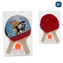 Set de raquetas ping pong con pelotas: ideal para juegos en casa cumpleaños o eventos al aire libre