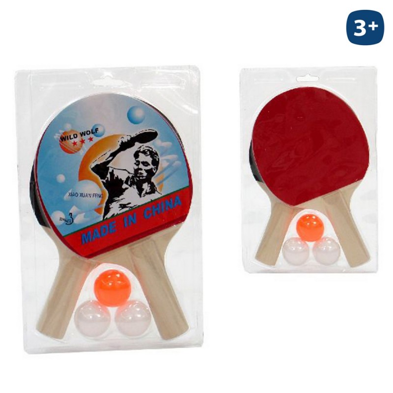 Set De Raquetas Ping Pong Con Pelotas: Ideal Para Juegos En Casa