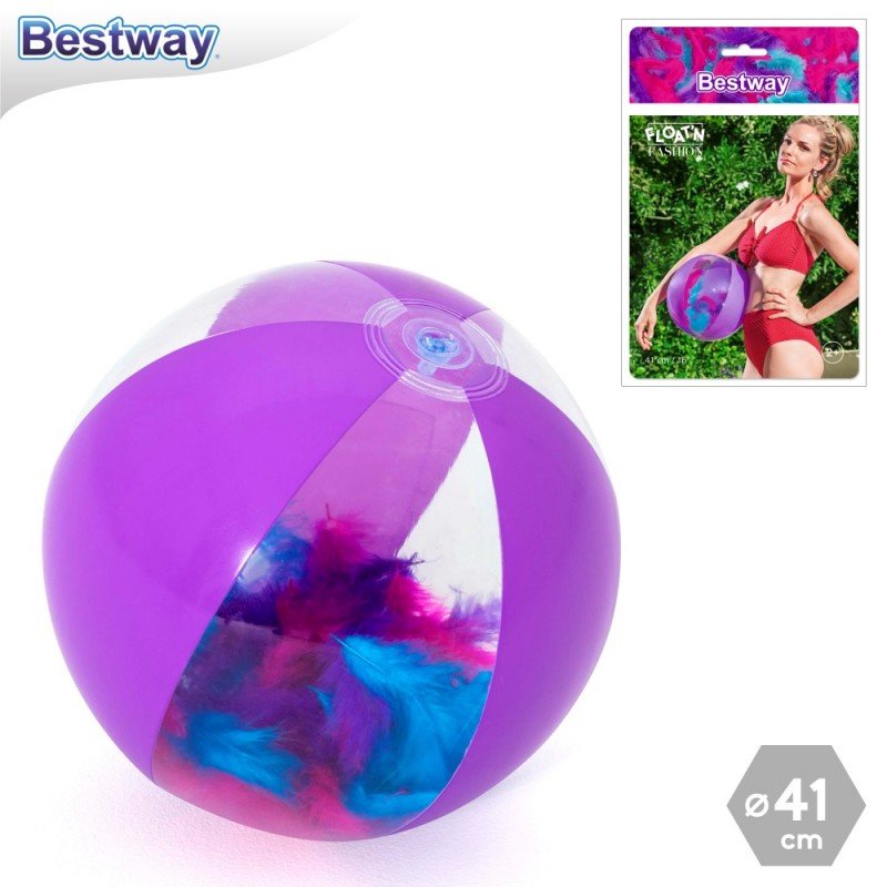 Pelota Plumas Hinchable 41 Cm Pelota Plumas Hinchable 41 Cm