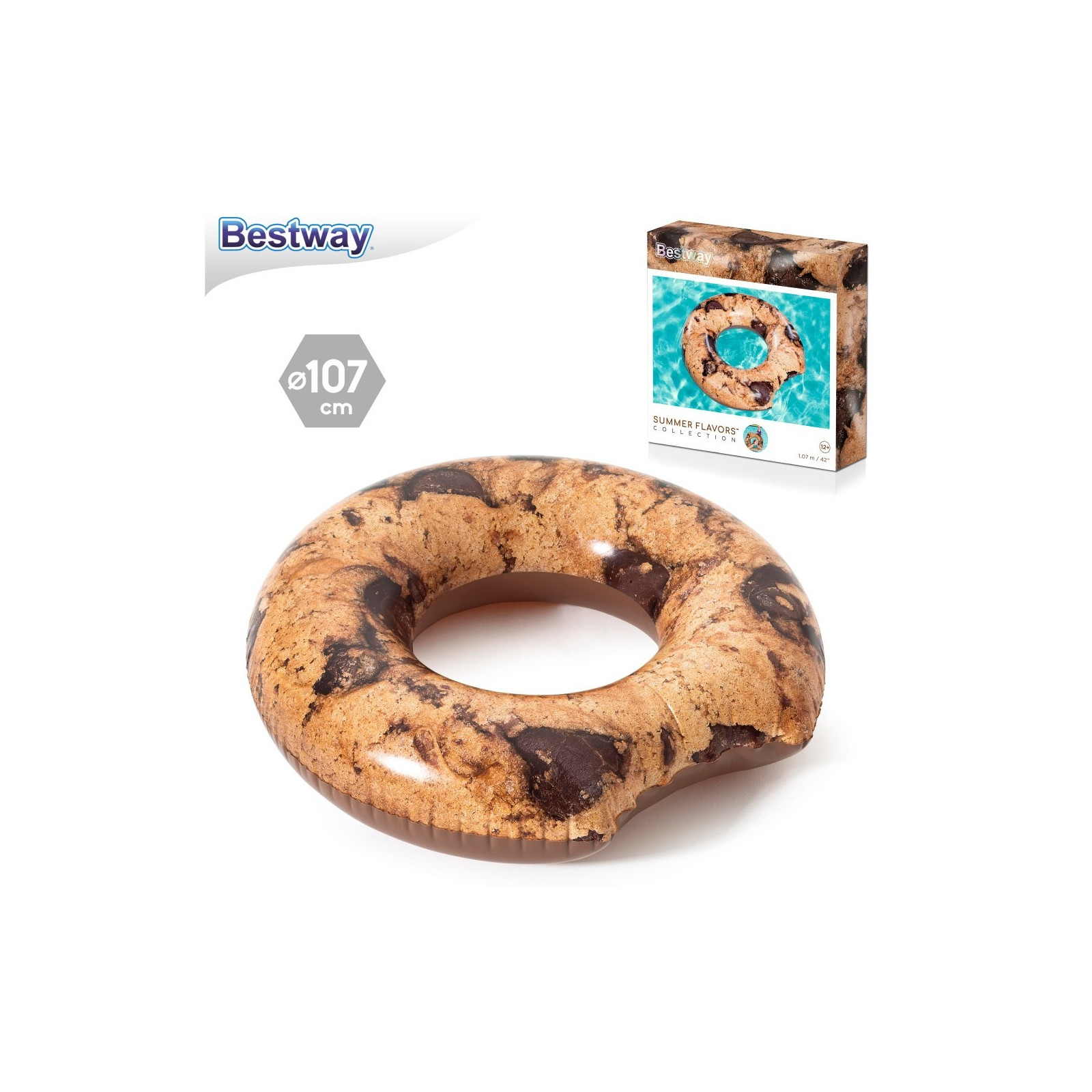 Circular cookie hinchable 107 cm