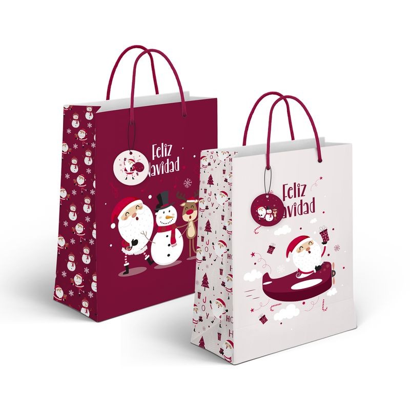 Bolsa Papel M Papá Noel 2m Bolsa Papel M Papá Noel 2m
