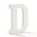 Letra madera d