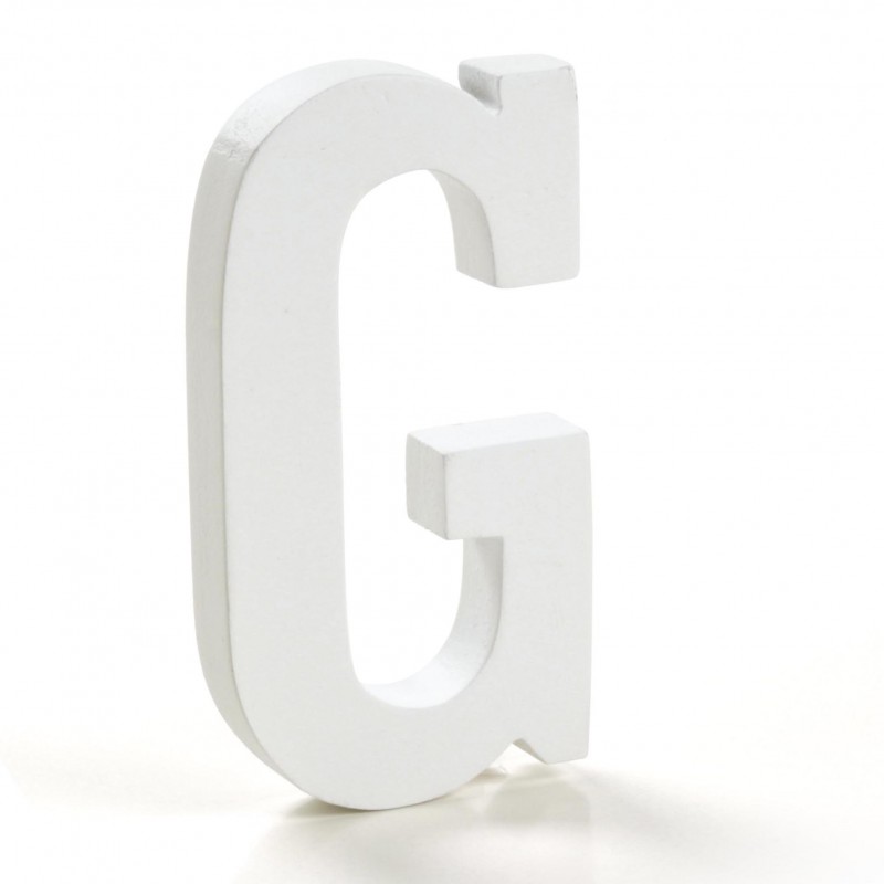 Letra madera g