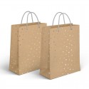 Bolsa Papel Medianas Con Estrellas 2c
