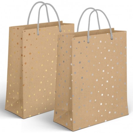 Bolsa Papel Xl Estrellas 2c