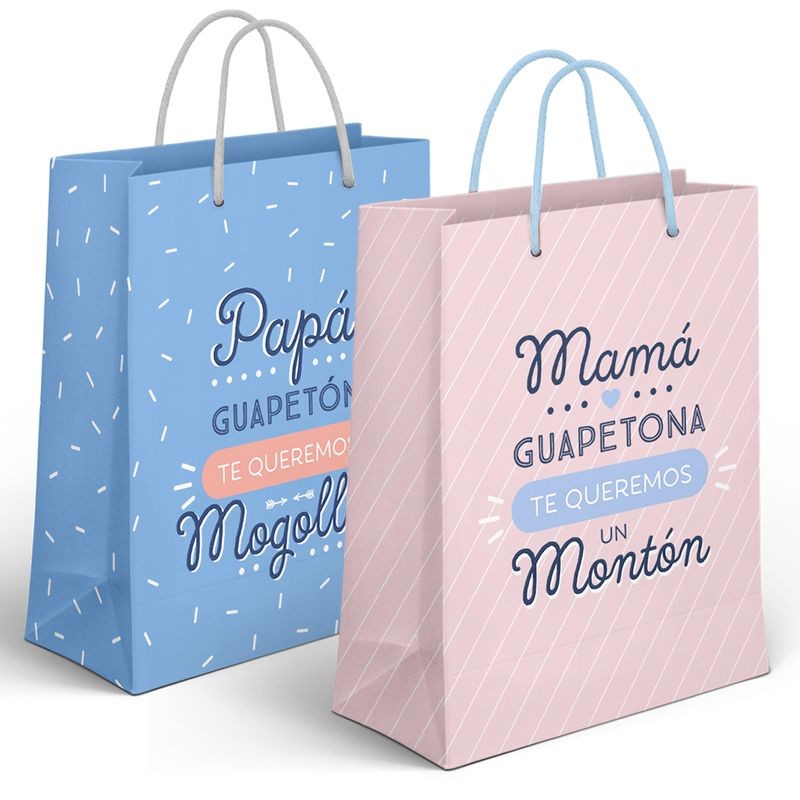 Bolsa Papel Xl Papá Mamá 2m Bolsa Papel Xl Papá Mamá 2m