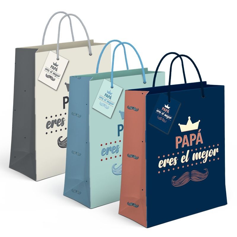Bolsa Papel L Papá 3m Bolsa Papel L Papá 3m