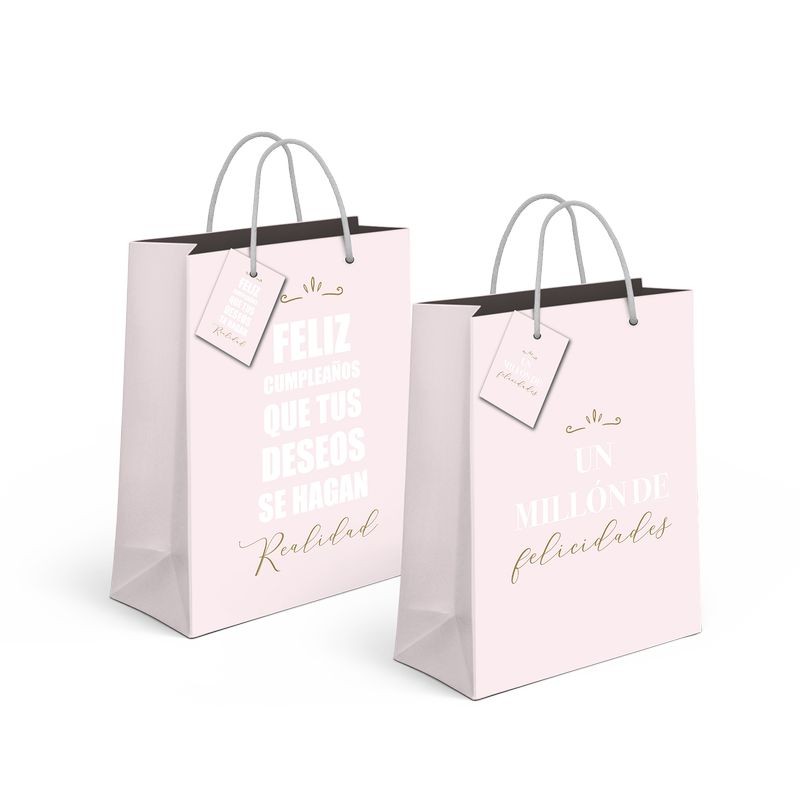 Bolsa papel s cumpleaños 2m Bolsa papel s cumpleaños 2m