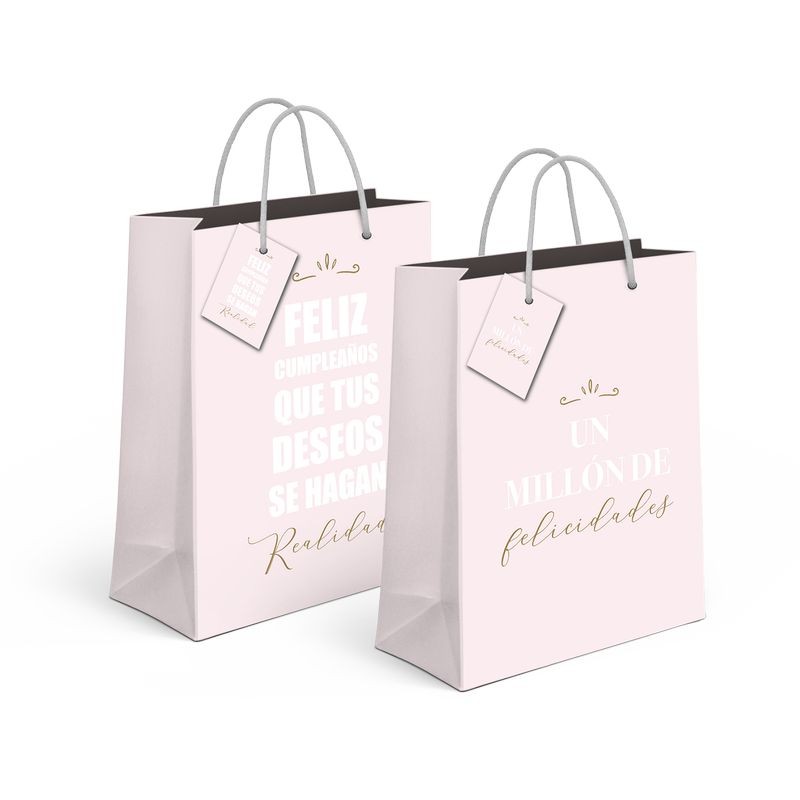 Bolsa papel m cumpleaños 2m Bolsa papel m cumpleaños 2m
