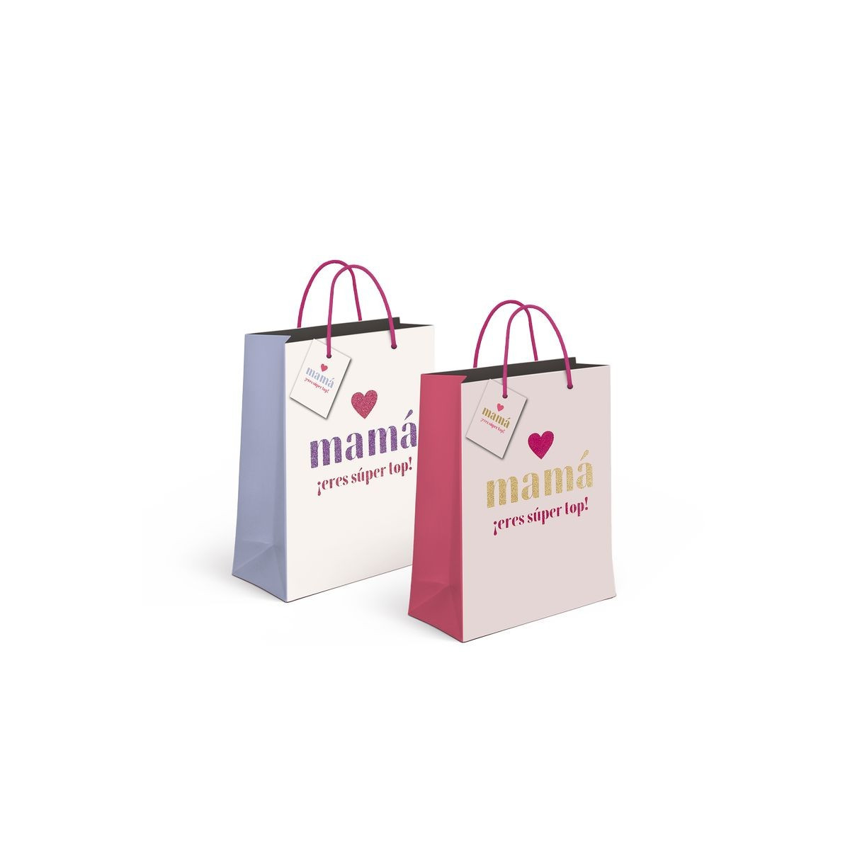 Bolsa papel s love mamá 2c