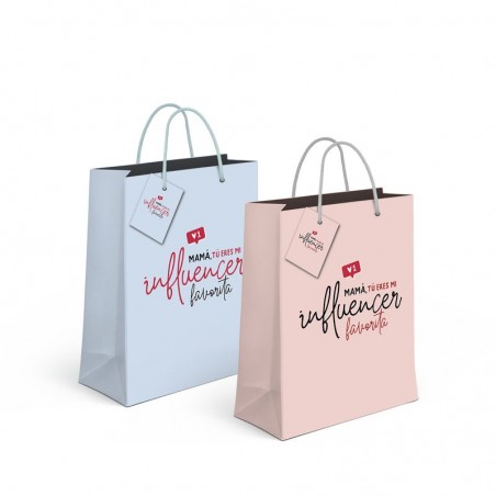 Bolsa Papel S Mamá Influencer 2c