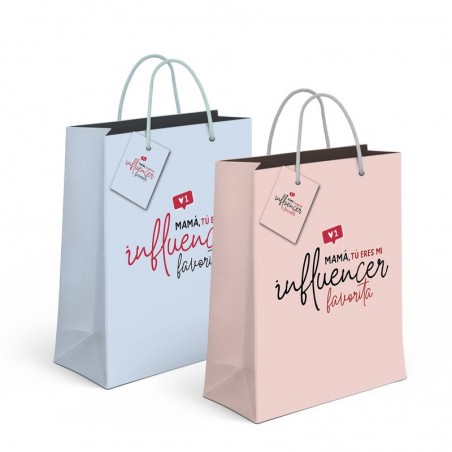 Bolsa Papel L Mamá Influencer 2c