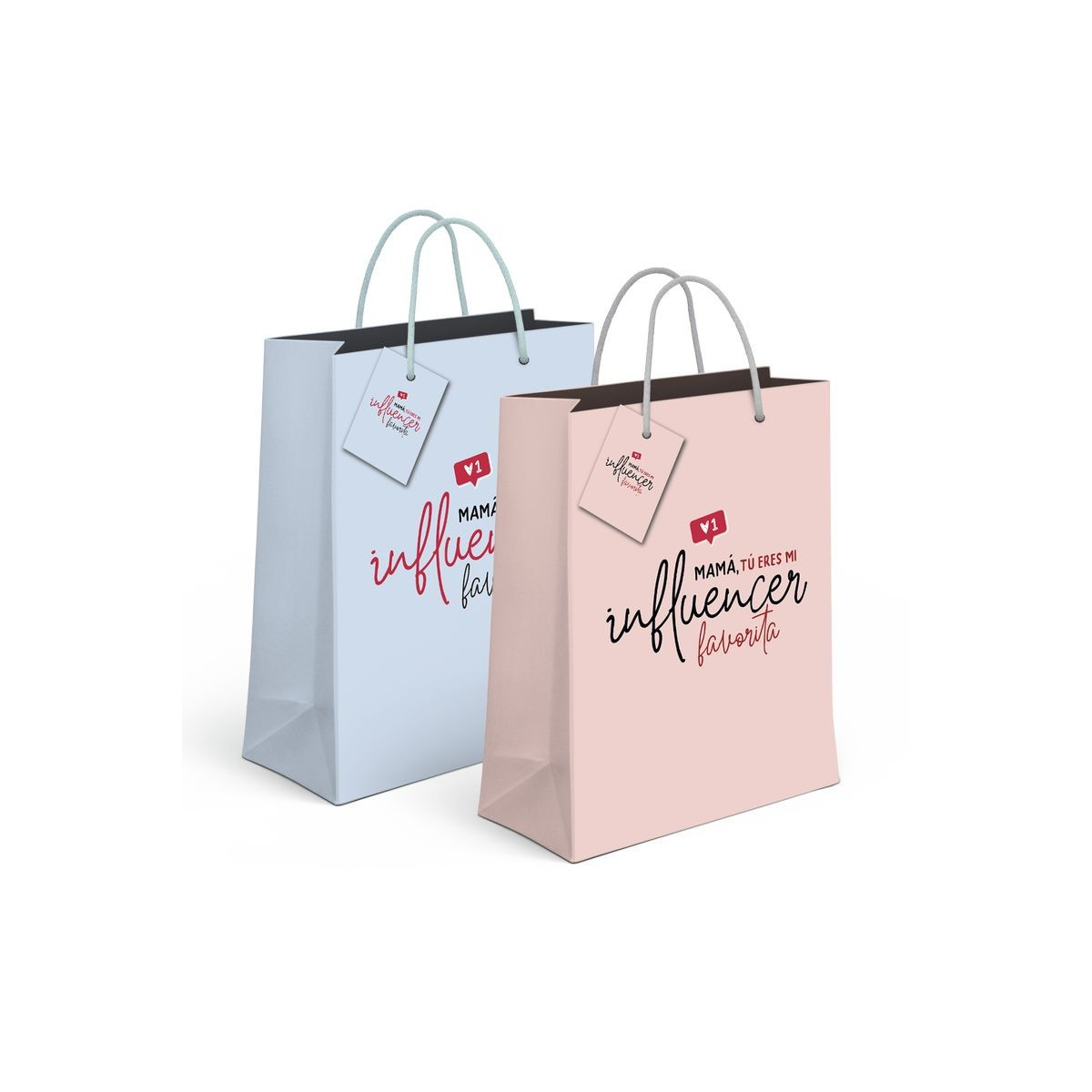 Bolsa papel xl mamá influencer 2c