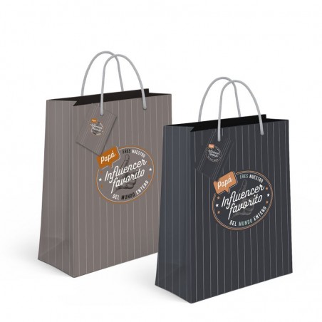 Bolsa Papel M Papá Influencer 2c