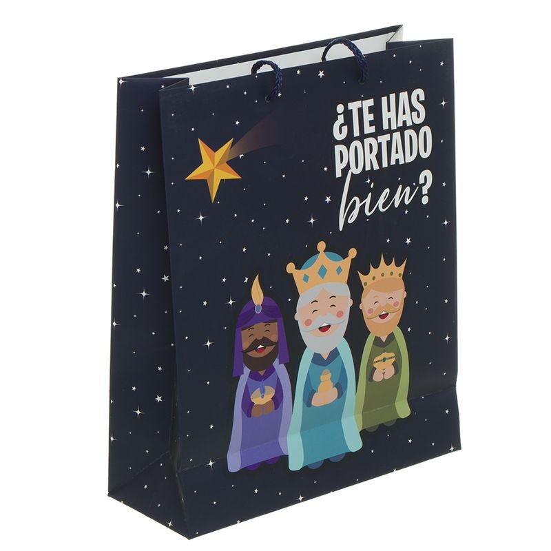 Bolsa Papel Xl Reyes Magos Bolsa Papel Xl Reyes Magos