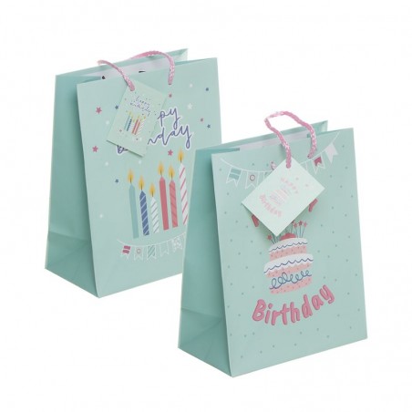 Bolsa Papel M Happy Birthday 2m