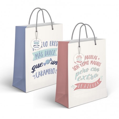 Bolsa De Papel Mediana Para Abuelos Y Abuelas