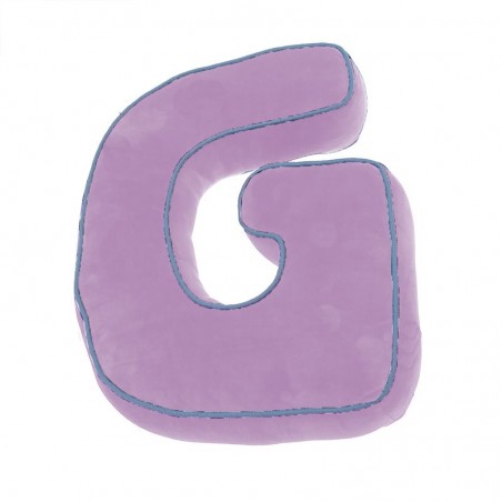 Cojin Forma Letra G Rosa
