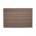Mantel individual efecto metalico champagne