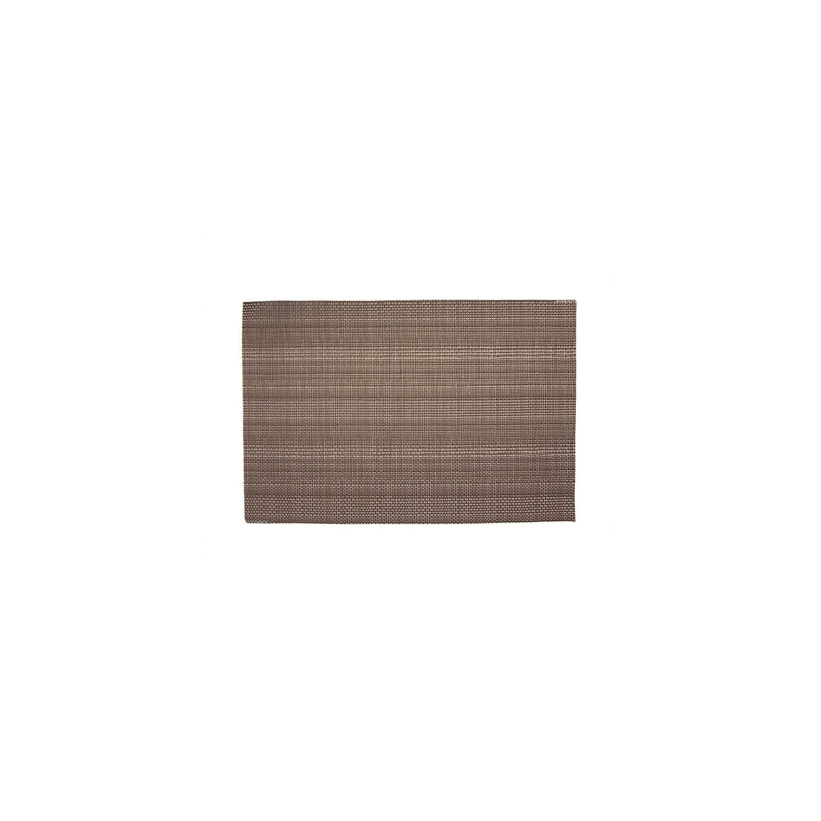 Mantel individual efecto metalico champagne