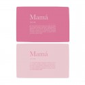 Mantel Individual de Plástico Mamá 2 Colores Surtidos