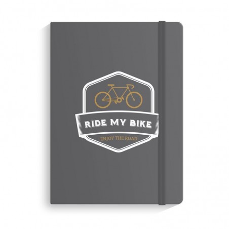 Libreta con goma l bici