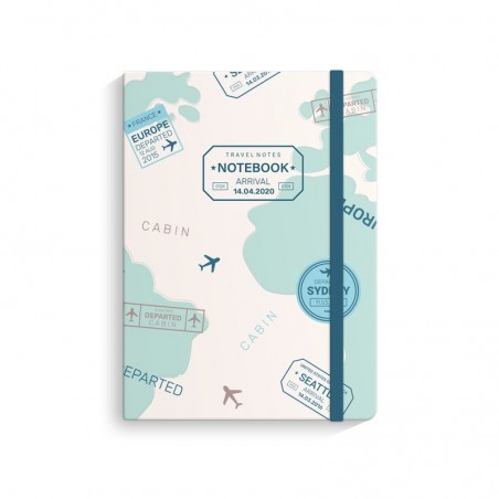 Libreta con goma travel