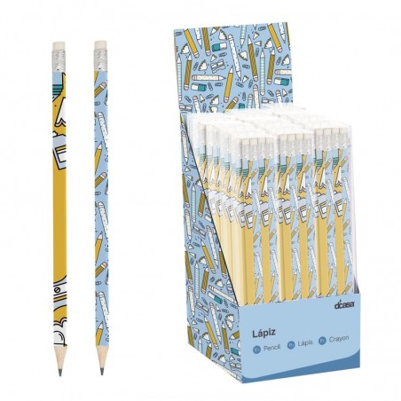 Pack de 8 lápices pencils azul