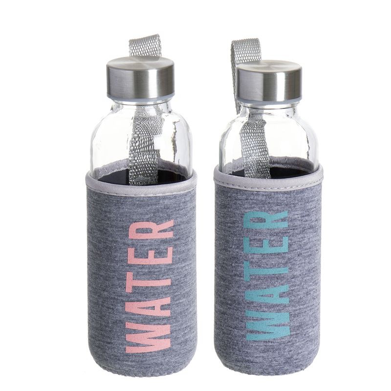 Botella Cristal 400ml Funda Neopreno 2c Botella Cristal 400ml Funda Neopreno 2c