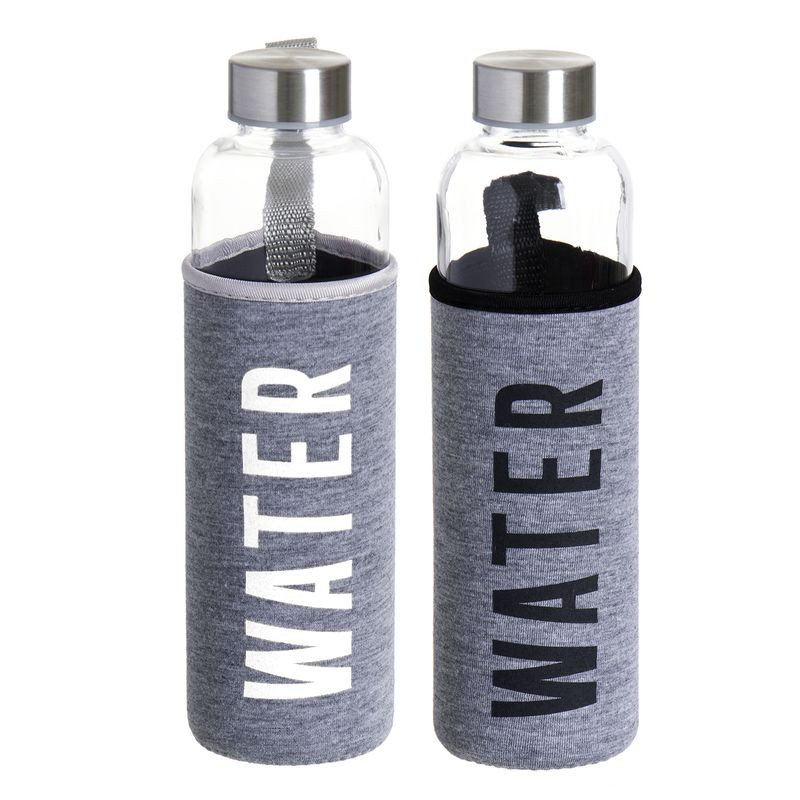 Botella Cristal 600ml Funda Neopreno 2c Botella Cristal 600ml Funda Neopreno 2c