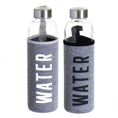 Botella Cristal 600ml Funda Neopreno 2c