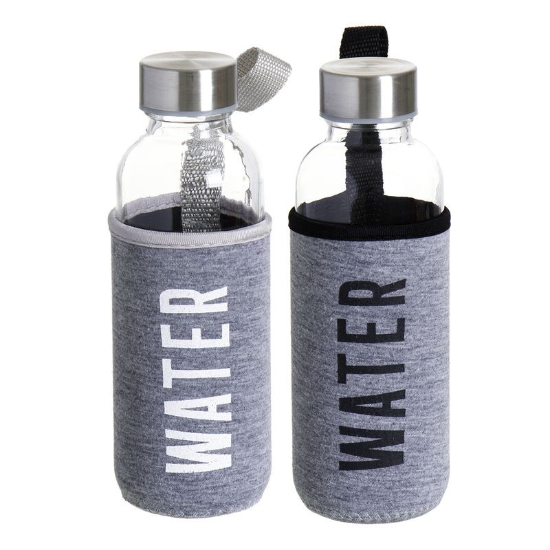Botella Cristal 400ml Funda Neopreno 2c Botella Cristal 400ml Funda Neopreno 2c