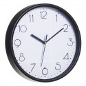 Reloj 25 5cm marco negro