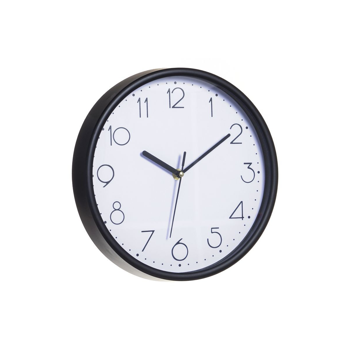 Reloj 25 5cm marco negro