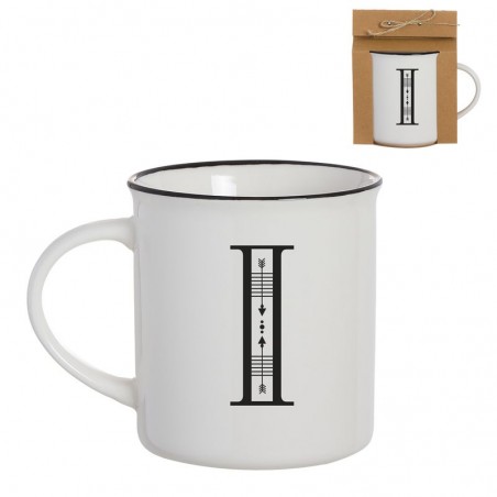 Mug Vintage Letra I 475ml