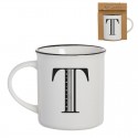 Mug vintage letra t 475ml