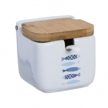 Azucarero Tapa Bambu Mediterraneo
