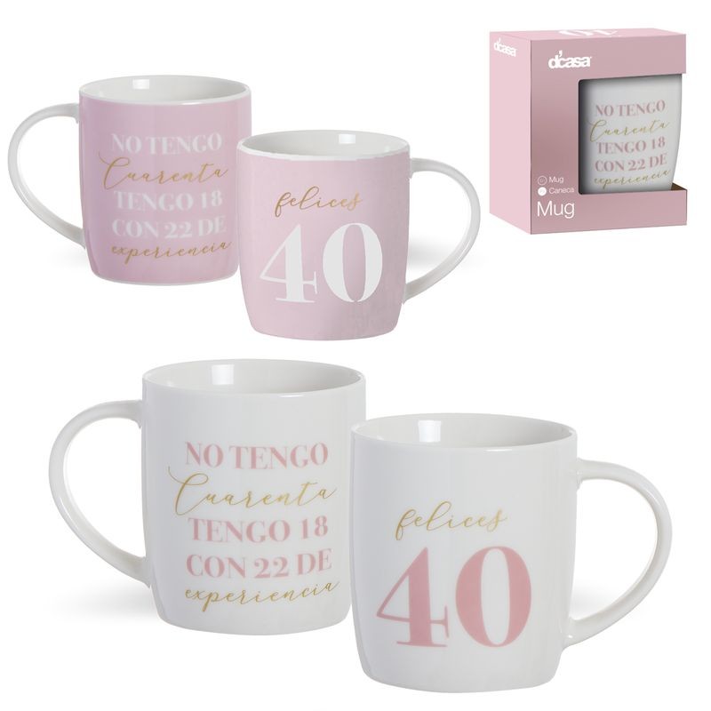 Mug 350ml 40 años 2m